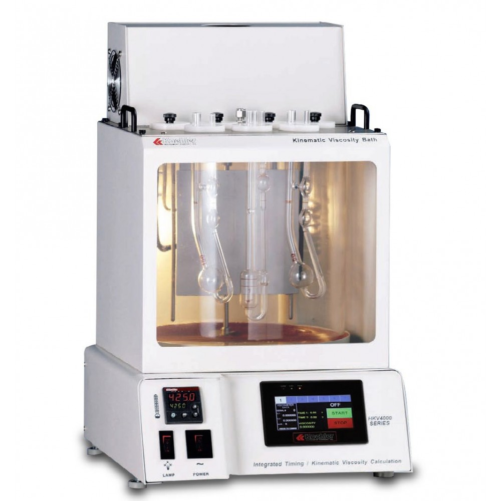 HKV4000 High Temperature Kinematic Viscosity Bath with Integrated Digital Timing